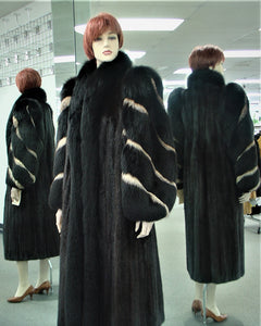 Used Black Mink Coat