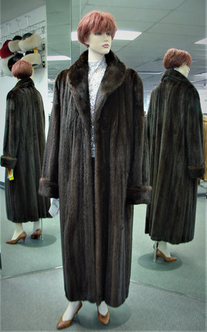 Mahogany Female Mink Coat