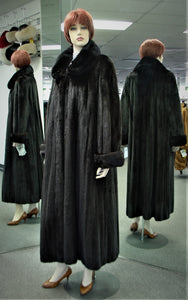 Black Female Mink Coat