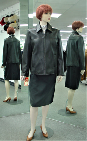 Black Lamb Leather Jacket 