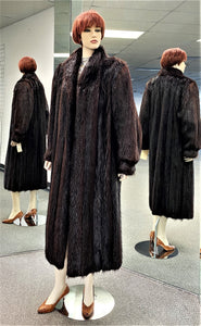 Used Ebony Beaver Coat # 3457
